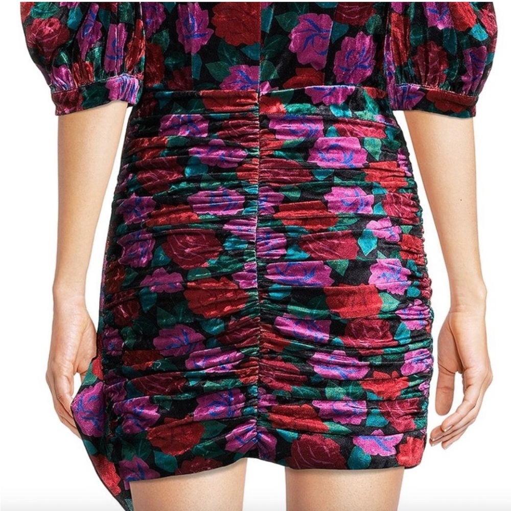 Ronny Kobo Velvet Floral Monica Dress - Picture 3 of 6
